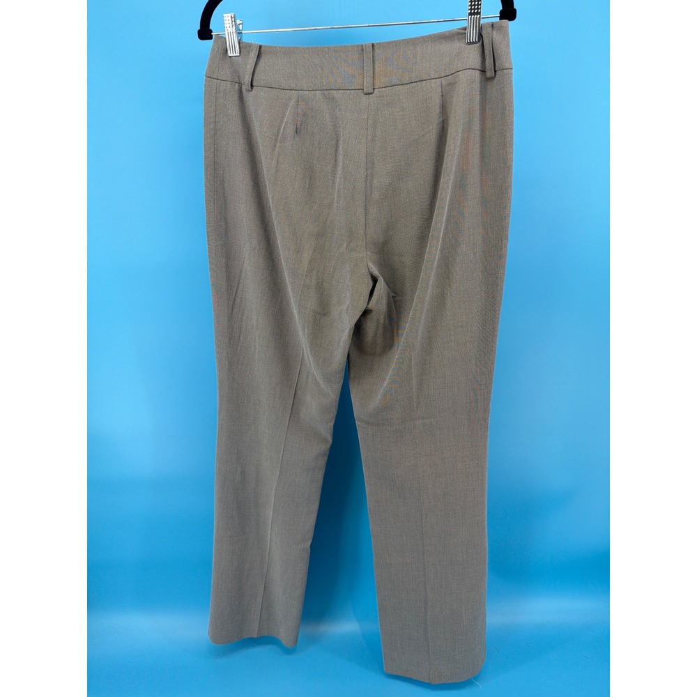 Anne Klein Womens Taupe Brown Stretch Dress Pants Size 8 Straight Leg - Picture 4 of 5